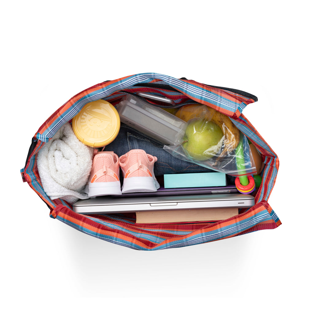 WAYUNA - Oversized, All Purpose, Multi Pocket, Utility Tote